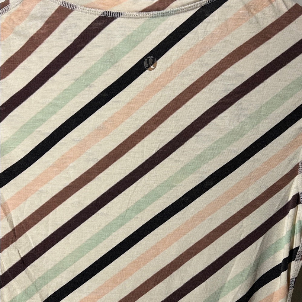 lululemon athletica Multicolor Stripe Tee